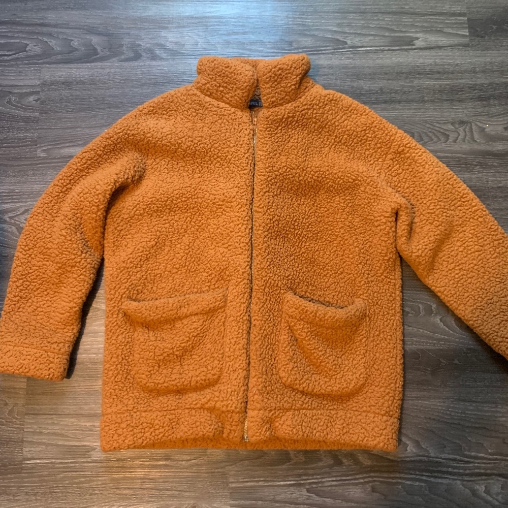 Teddy bear/ Sherpa zip up jacket